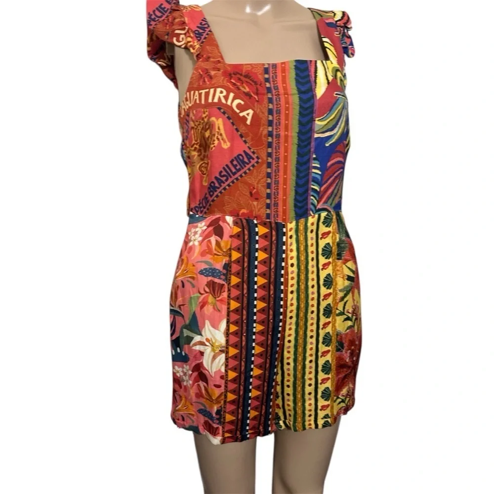 FARM Rio Multicolor Artistic romper - Picture 6 of 8